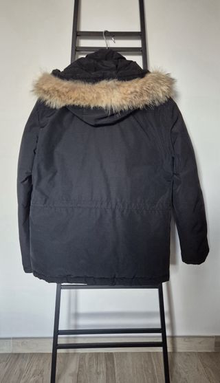 Woolrich Giubbotto Nero con Cappuccio