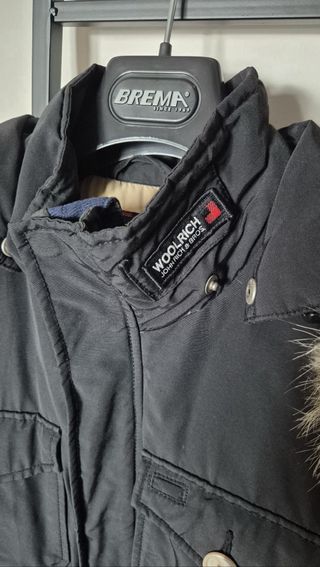 Woolrich Giubbotto Nero con Cappuccio