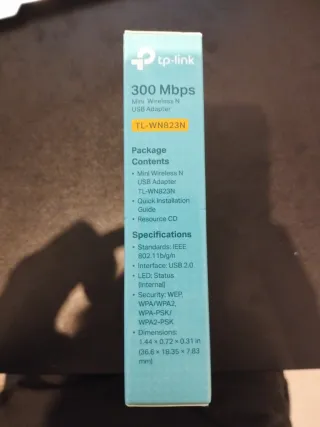 Adaptador USB WiFi 300 Mbps TP-Link TL-WN823N