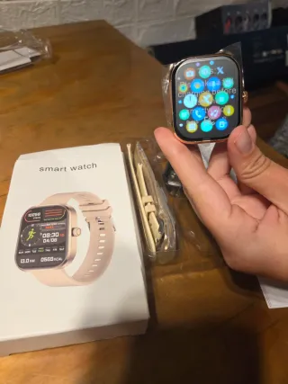 Smartwatch Dorado y Rosa