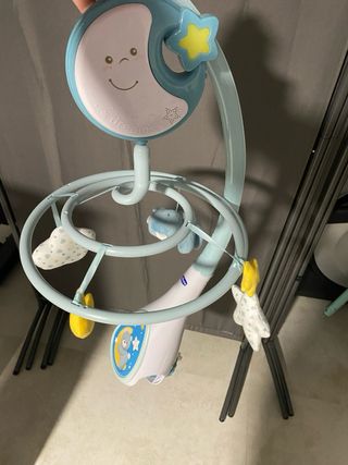 Móvil Cuna Musical Osito y Luna