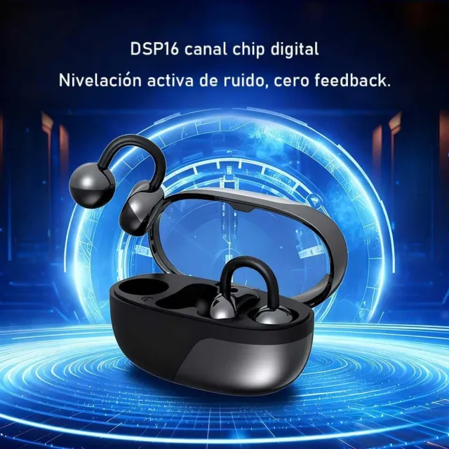 Auriculares Clip Oído Reducción Ruido