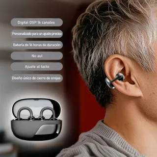 Auriculares Clip Oído Reducción Ruido