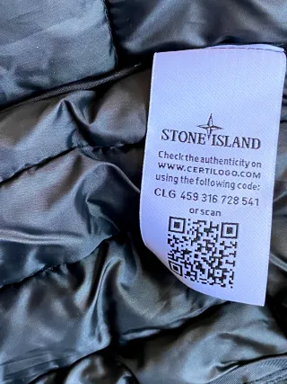 Piumino Stone Island Nero