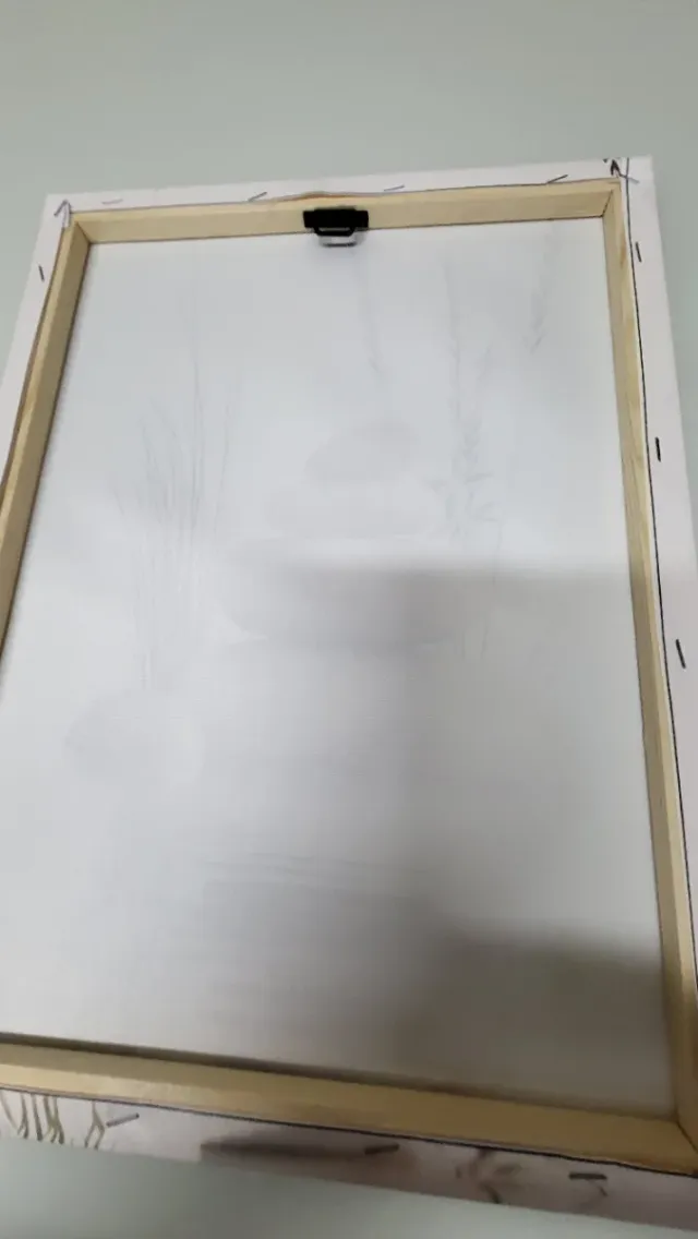 Cuadro Zen Piedras y Bambú 30x40cm papel -tisu