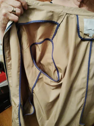 Gabardina Trench M de Miguel Camel Talla XL