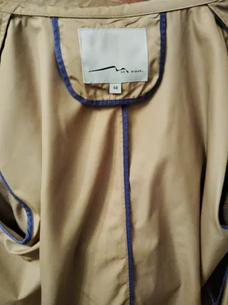 Gabardina Trench M de Miguel Camel Talla XL