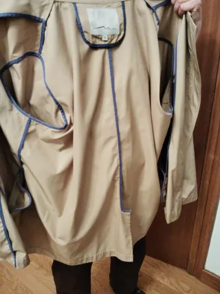 Gabardina Trench M de Miguel Camel Talla XL