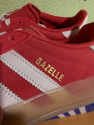 Adidas Gazelle Rojas y Blancas