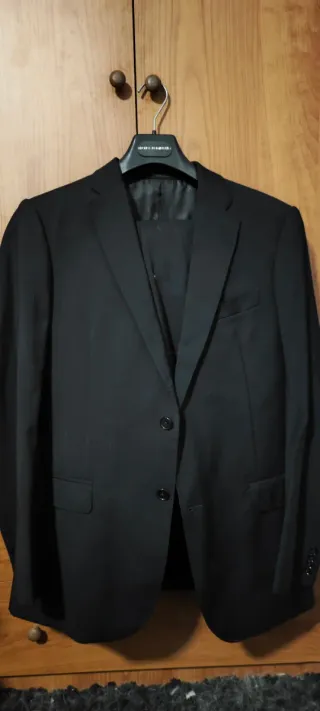 Traje chaqueta Armani Collezioni negro Talla M