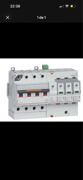 Legrand 4 122 11 Protector Sobretensiones