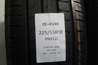 2 Pneumatici Pirelli 225/55 R18 Scorpion Verde