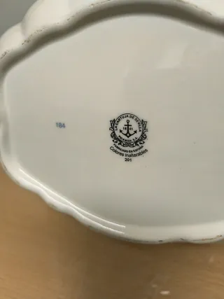 Sopera La Cartuja de Sevilla Azul y Blanca