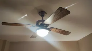 Ventilador de Techo Metálico Dorado