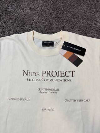 Camiseta Nude Project Beige Talla XS