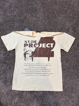 Camiseta Nude Project Beige Talla XS
