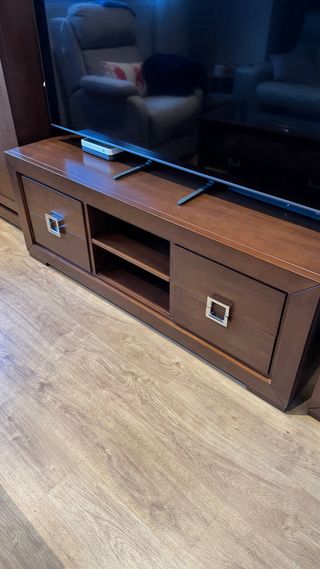 Conjunto 4 muebles madera maciza