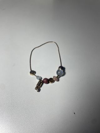 Pulsera Poème dorada y rosa