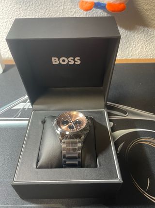 Reloj Hugo Boss Cronógrafo Marrón y Negro