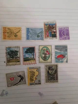 11 francobolli usati 1965/66