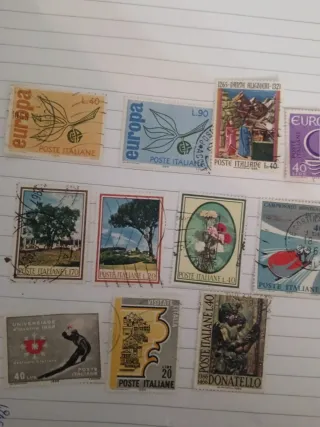11 francobolli usati 1965/66