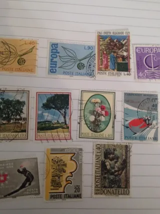 11 francobolli usati 1965/66