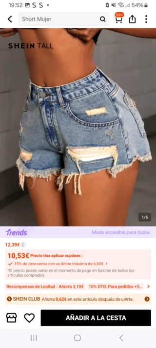 Ropa de shein talla S y XS