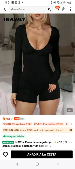 Ropa de shein talla S y XS