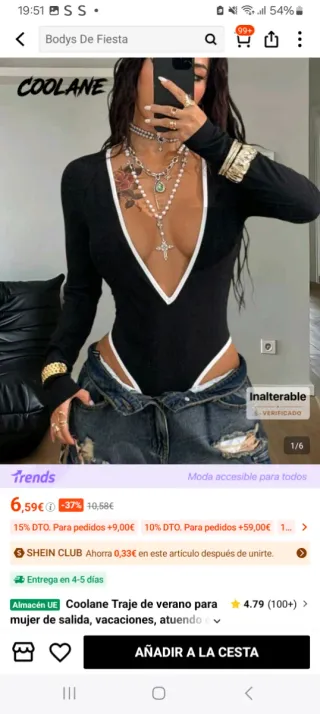 Ropa de shein talla S y XS