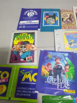Lote cromos años 90 sin abrir