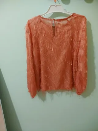 Camisa fiesta rosa brillante