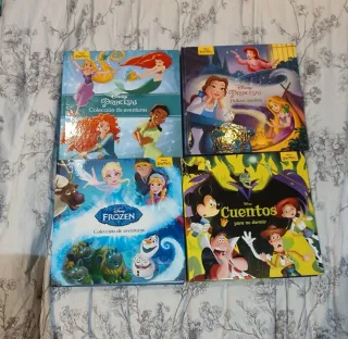 Lote de 4 libros de disney