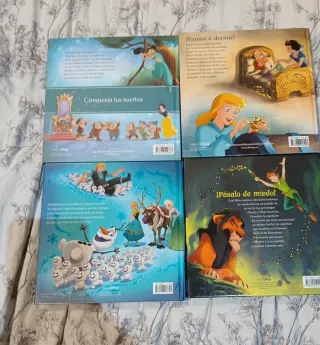 Lote de 4 libros de disney