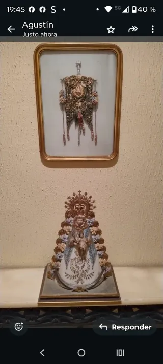 Escultura Virgen del Rocío