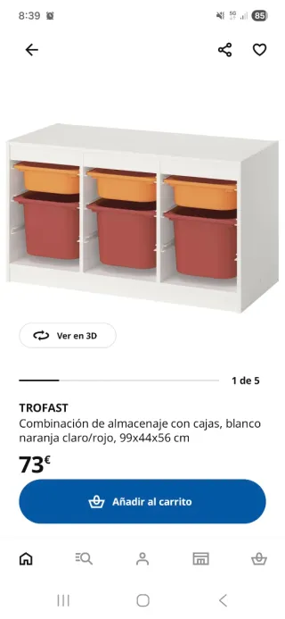 Mobiletto di stoccaggio IKEA TROFAST