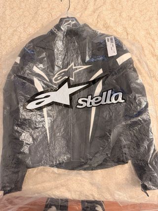 Chaqueta Moto Alpinestars Negra y Blanca