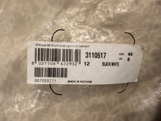 Chaqueta Moto Alpinestars Negra y Blanca