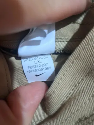 Gorra Nike Club Cap L/XL Beige