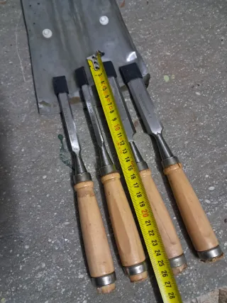 Set 4 Cinceles Madera