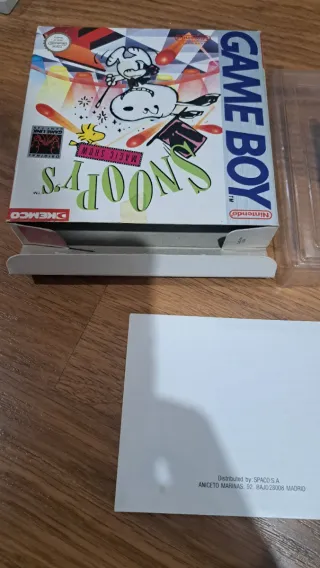 Gioco Game Boy Snoopy's Magic Show di Kemco