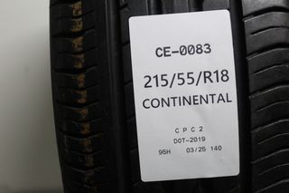 2 Pneumatici Continental 215/55 R18 95H Usati