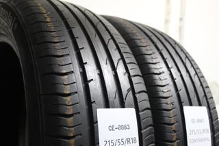 2 Pneumatici Continental 215/55 R18 95H Usati