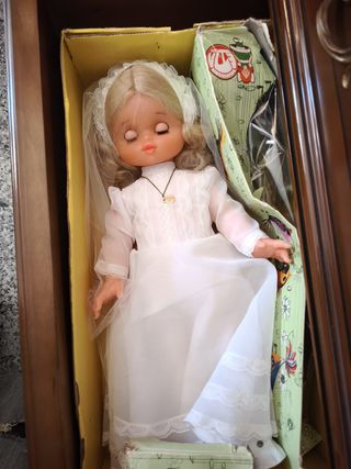 Muñeca Primera Comunión Antigua