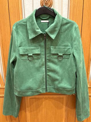 Chaqueta Zara Verde Sin Estrenar