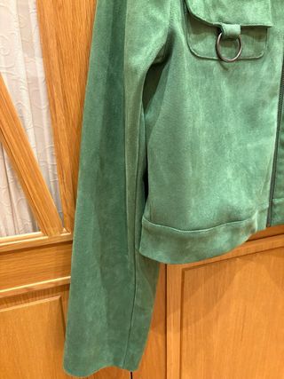 Chaqueta Zara Verde Sin Estrenar