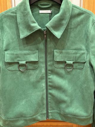 Chaqueta Zara Verde Sin Estrenar