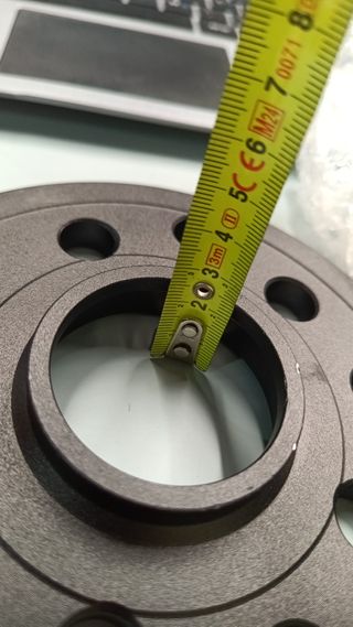 Espaciador o separador e rueda