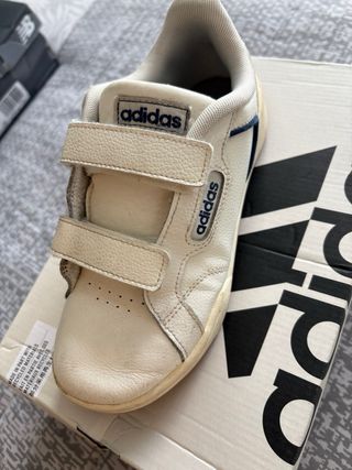Zapatillas Adidas niño velcro blancas Talla 33