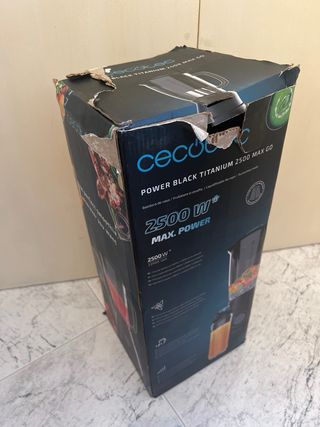 Cecotec Batidora de Vaso Power Black Titanium 2500