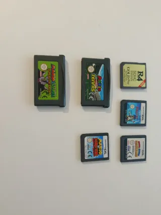 Nintendo DS Blanca con Juegos y Funda